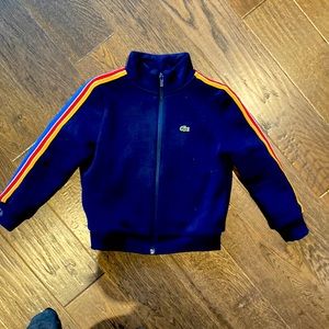 Lacoste size 6 zipper sweater